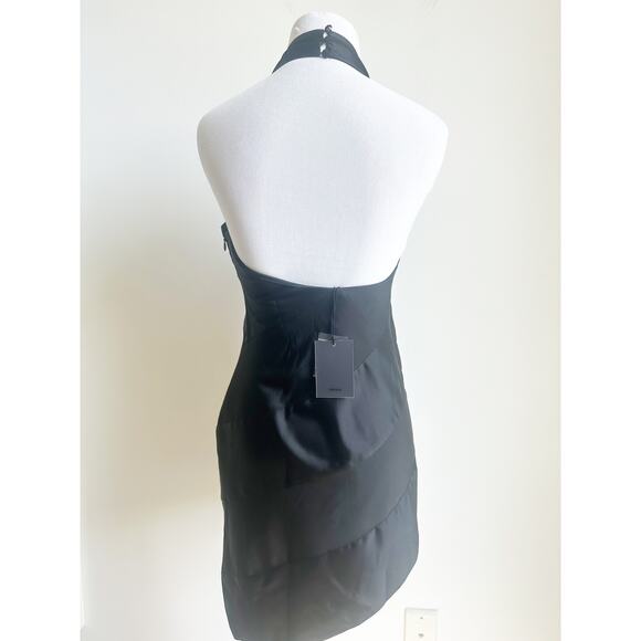 NBD Steph Mini Dress in Black XS high neck NWT - Picture 5 of 5